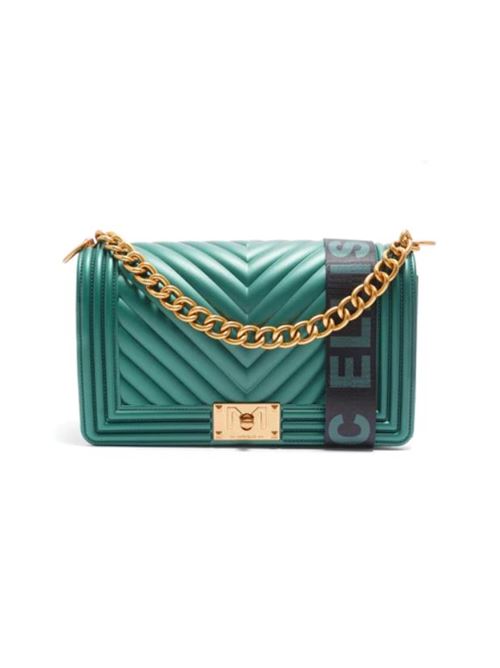 Flat M green gold bag MARC ELLIS | FLAT M_.EMERALD GR-LIG GOLD